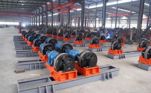 供應可調行走160T三排輪焊接滾輪架  河南鄭州 價格實惠